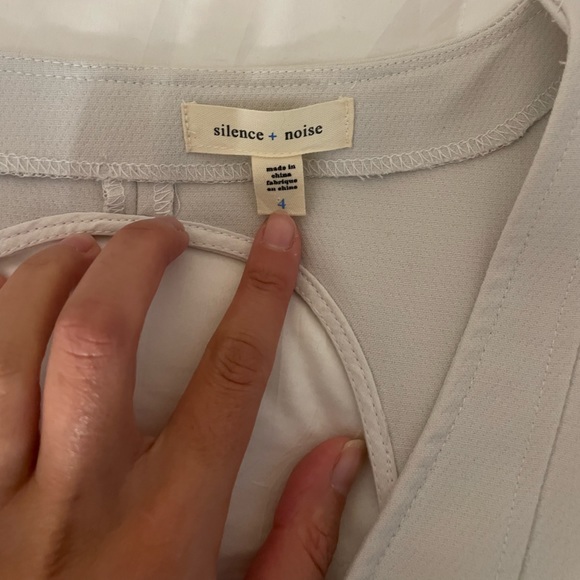 Silence + Noise White Cutout Bodycon Dress - Picture 3 of 3